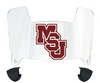 Mississippi State Bulldogs Mini Football Helmet Visor Shield w/ Clips - PICK VISOR & LOGO COLOR