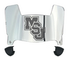 Mississippi State Bulldogs Mini Football Helmet Visor Shield w/ Clips - PICK VISOR & LOGO COLOR
