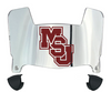 Mississippi State Bulldogs Mini Football Helmet Visor Shield w/ Clips - PICK VISOR & LOGO COLOR