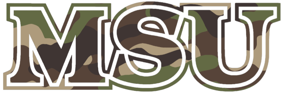 Missouri State Bears Woodland Camo Camouflage MSU Logo Premium DieCut Vinyl Decal PICK SIZE