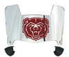 Missouri State Bears Mini Football Helmet Visor Shield w/ Clips - PICK VISOR & LOGO COLOR