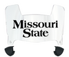 Missouri State Bears Mini Football Helmet Visor Shield w/ Clips - PICK VISOR & LOGO COLOR