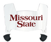 Missouri State Bears Mini Football Helmet Visor Shield w/ Clips - PICK VISOR & LOGO COLOR