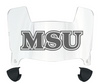 Missouri State Bears Mini Football Helmet Visor Shield w/ Clips - PICK VISOR & LOGO COLOR