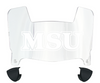 Missouri State Bears Mini Football Helmet Visor Shield w/ Clips - PICK VISOR & LOGO COLOR