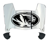 Missouri Tigers Mini Football Helmet Visor Shield w/ Clips - PICK VISOR & LOGO COLOR