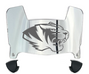 Missouri Tigers Mini Football Helmet Visor Shield w/ Clips - PICK VISOR & LOGO COLOR