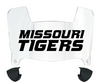 Missouri Tigers Mini Football Helmet Visor Shield w/ Clips - PICK VISOR & LOGO COLOR