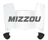 Missouri Tigers Mini Football Helmet Visor Shield w/ Clips - PICK VISOR & LOGO COLOR