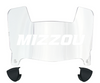 Missouri Tigers Mini Football Helmet Visor Shield w/ Clips - PICK VISOR & LOGO COLOR