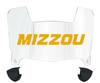 Missouri Tigers Mini Football Helmet Visor Shield w/ Clips - PICK VISOR & LOGO COLOR