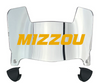 Missouri Tigers Mini Football Helmet Visor Shield w/ Clips - PICK VISOR & LOGO COLOR