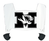 Missouri Tigers Mini Football Helmet Visor Shield w/ Clips - PICK VISOR & LOGO COLOR