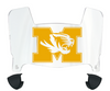 Missouri Tigers Mini Football Helmet Visor Shield w/ Clips - PICK VISOR & LOGO COLOR
