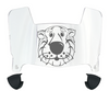 Missouri Tigers Mini Football Helmet Visor Shield w/ Clips - PICK VISOR & LOGO COLOR