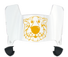 Missouri Tigers Mini Football Helmet Visor Shield w/ Clips - PICK VISOR & LOGO COLOR