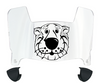 Missouri Tigers Mini Football Helmet Visor Shield w/ Clips - PICK VISOR & LOGO COLOR
