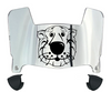 Missouri Tigers Mini Football Helmet Visor Shield w/ Clips - PICK VISOR & LOGO COLOR