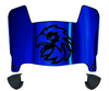 Monmouth Hawks Mini Football Helmet Visor Shield w/ Clips - PICK VISOR & LOGO COLOR