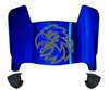 Monmouth Hawks Mini Football Helmet Visor Shield w/ Clips - PICK VISOR & LOGO COLOR