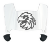Monmouth Hawks Mini Football Helmet Visor Shield w/ Clips - PICK VISOR & LOGO COLOR