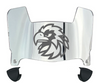 Monmouth Hawks Mini Football Helmet Visor Shield w/ Clips - PICK VISOR & LOGO COLOR