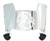Monmouth Hawks Mini Football Helmet Visor Shield w/ Clips - PICK VISOR & LOGO COLOR