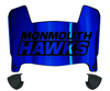 Monmouth Hawks Mini Football Helmet Visor Shield w/ Clips - PICK VISOR & LOGO COLOR