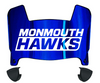 Monmouth Hawks Mini Football Helmet Visor Shield w/ Clips - PICK VISOR & LOGO COLOR