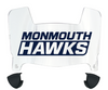 Monmouth Hawks Mini Football Helmet Visor Shield w/ Clips - PICK VISOR & LOGO COLOR