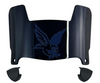 Monmouth Hawks Mini Football Helmet Visor Shield w/ Clips - PICK VISOR & LOGO COLOR