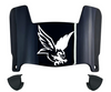 Monmouth Hawks Mini Football Helmet Visor Shield w/ Clips - PICK VISOR & LOGO COLOR