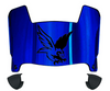 Monmouth Hawks Mini Football Helmet Visor Shield w/ Clips - PICK VISOR & LOGO COLOR