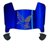 Monmouth Hawks Mini Football Helmet Visor Shield w/ Clips - PICK VISOR & LOGO COLOR