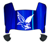 Monmouth Hawks Mini Football Helmet Visor Shield w/ Clips - PICK VISOR & LOGO COLOR