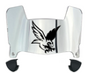 Monmouth Hawks Mini Football Helmet Visor Shield w/ Clips - PICK VISOR & LOGO COLOR