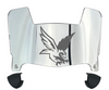 Monmouth Hawks Mini Football Helmet Visor Shield w/ Clips - PICK VISOR & LOGO COLOR