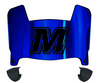 Monmouth Hawks Mini Football Helmet Visor Shield w/ Clips - PICK VISOR & LOGO COLOR