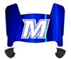 Monmouth Hawks Mini Football Helmet Visor Shield w/ Clips - PICK VISOR & LOGO COLOR