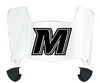 Monmouth Hawks Mini Football Helmet Visor Shield w/ Clips - PICK VISOR & LOGO COLOR