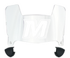 Monmouth Hawks Mini Football Helmet Visor Shield w/ Clips - PICK VISOR & LOGO COLOR