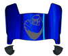 Monmouth Hawks Mini Football Helmet Visor Shield w/ Clips - PICK VISOR & LOGO COLOR