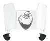 Monmouth Hawks Mini Football Helmet Visor Shield w/ Clips - PICK VISOR & LOGO COLOR