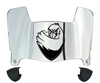 Monmouth Hawks Mini Football Helmet Visor Shield w/ Clips - PICK VISOR & LOGO COLOR