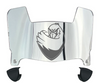 Monmouth Hawks Mini Football Helmet Visor Shield w/ Clips - PICK VISOR & LOGO COLOR