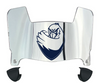 Monmouth Hawks Mini Football Helmet Visor Shield w/ Clips - PICK VISOR & LOGO COLOR