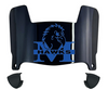 Monmouth Hawks Mini Football Helmet Visor Shield w/ Clips - PICK VISOR & LOGO COLOR
