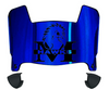 Monmouth Hawks Mini Football Helmet Visor Shield w/ Clips - PICK VISOR & LOGO COLOR