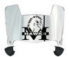 Monmouth Hawks Mini Football Helmet Visor Shield w/ Clips - PICK VISOR & LOGO COLOR