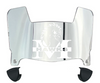 Monmouth Hawks Mini Football Helmet Visor Shield w/ Clips - PICK VISOR & LOGO COLOR